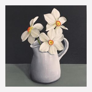 Narcissi in a jug Print