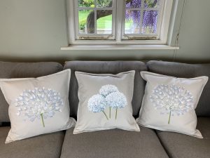 Alternative view of Hydrangea -blue
