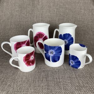 Small Sweet William Jug - Blue - Image 8