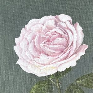 'Full Bloom' - a Rose in a Vase - Image 3