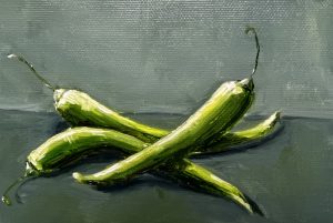 Alternative view of Green Chillies